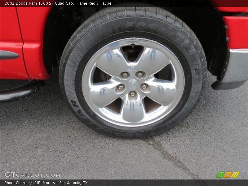 Flame Red / Taupe 2002 Dodge Ram 1500 ST Quad Cab