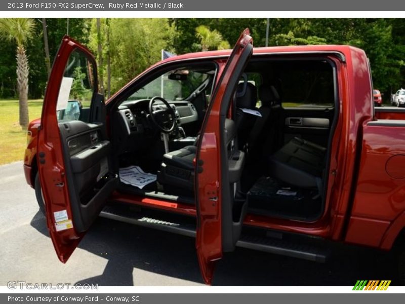 Ruby Red Metallic / Black 2013 Ford F150 FX2 SuperCrew