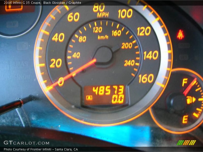 Black Obsidian / Graphite 2006 Infiniti G 35 Coupe