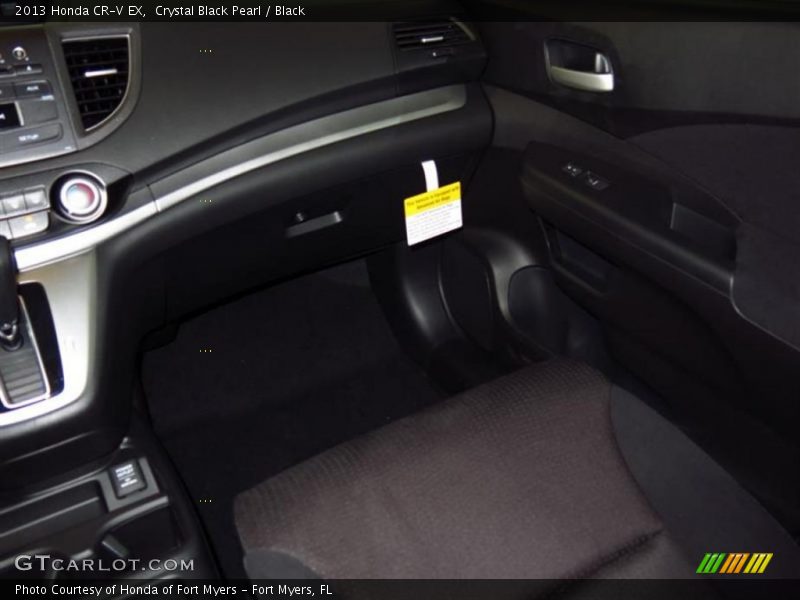 Crystal Black Pearl / Black 2013 Honda CR-V EX