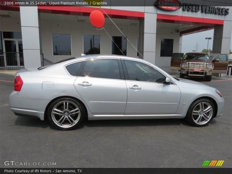 Liquid Platinum Metallic / Graphite 2006 Infiniti M 35 Sedan