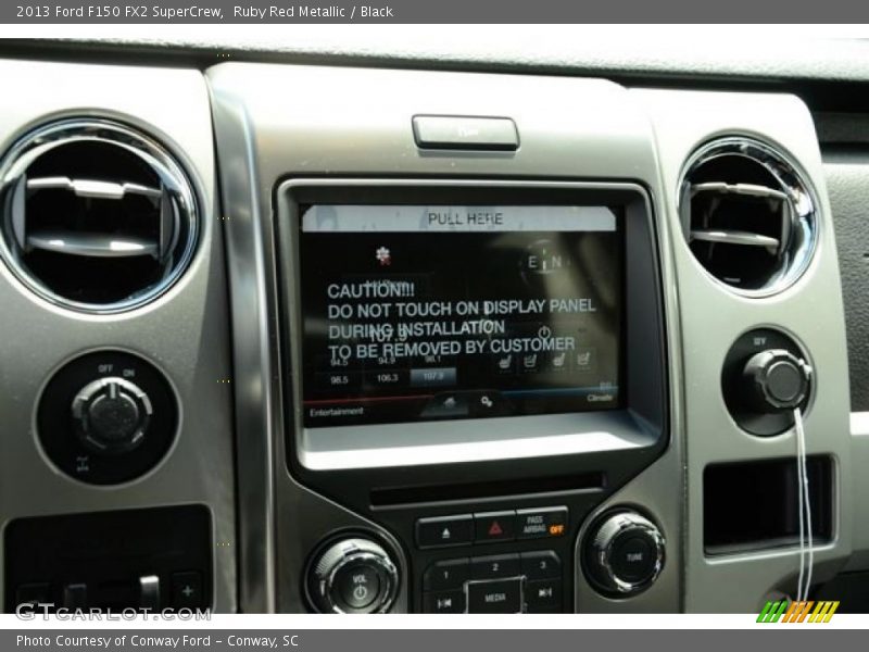 Ruby Red Metallic / Black 2013 Ford F150 FX2 SuperCrew