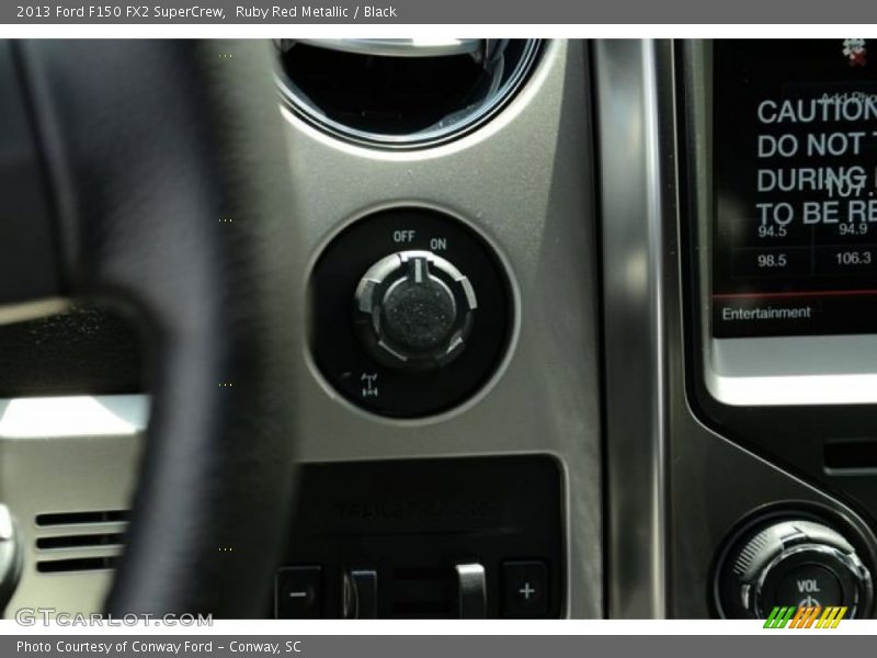 Ruby Red Metallic / Black 2013 Ford F150 FX2 SuperCrew