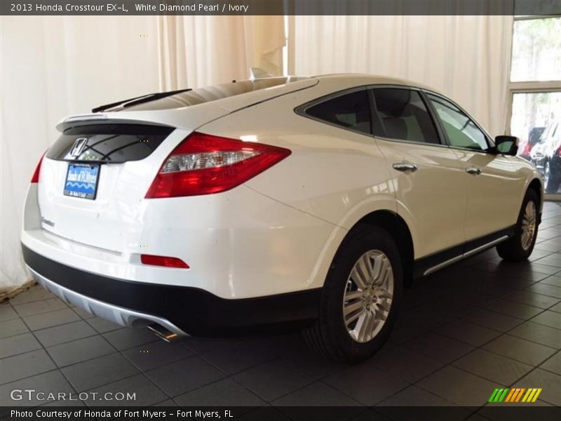 White Diamond Pearl / Ivory 2013 Honda Crosstour EX-L