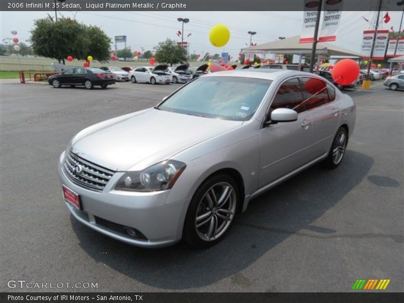 Liquid Platinum Metallic / Graphite 2006 Infiniti M 35 Sedan