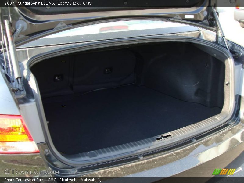 Ebony Black / Gray 2007 Hyundai Sonata SE V6