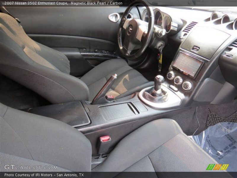 Magnetic Black Pearl / Carbon 2007 Nissan 350Z Enthusiast Coupe