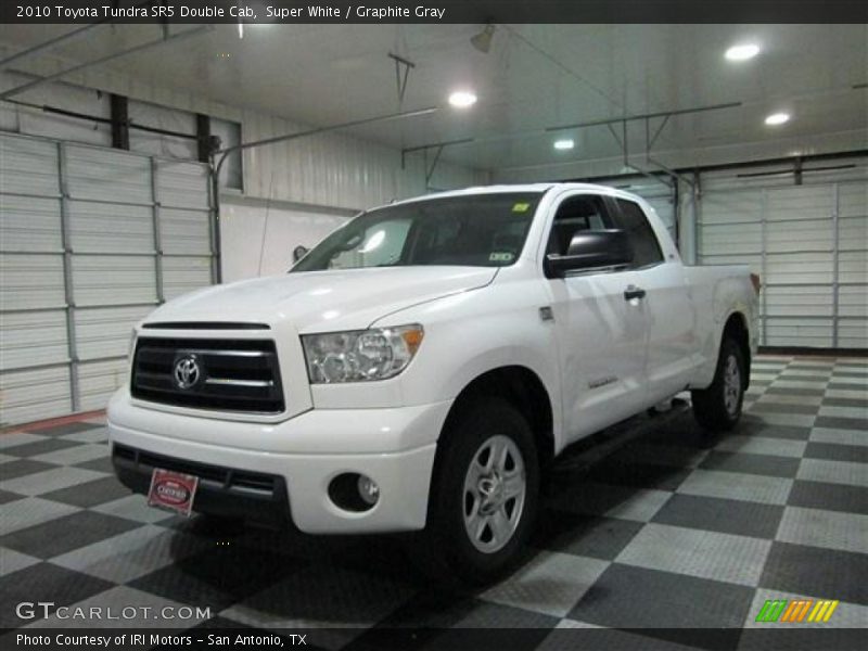 Super White / Graphite Gray 2010 Toyota Tundra SR5 Double Cab