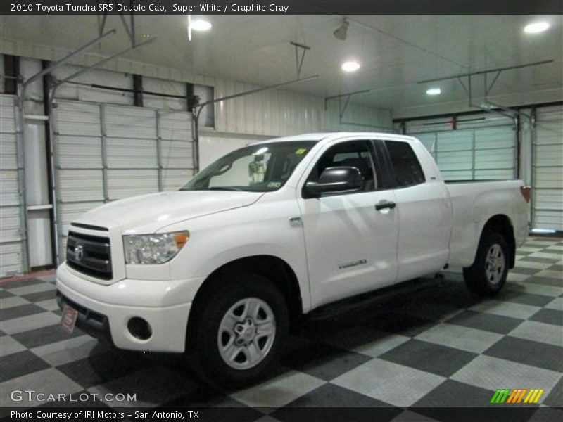 Super White / Graphite Gray 2010 Toyota Tundra SR5 Double Cab