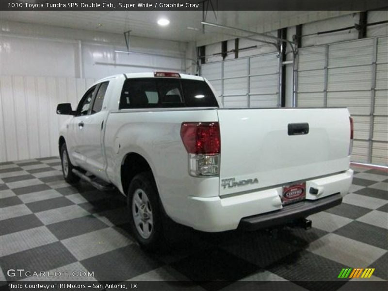 Super White / Graphite Gray 2010 Toyota Tundra SR5 Double Cab