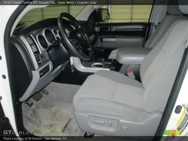 Super White / Graphite Gray 2010 Toyota Tundra SR5 Double Cab