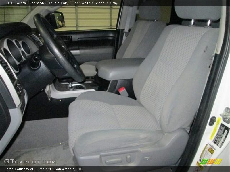 Super White / Graphite Gray 2010 Toyota Tundra SR5 Double Cab