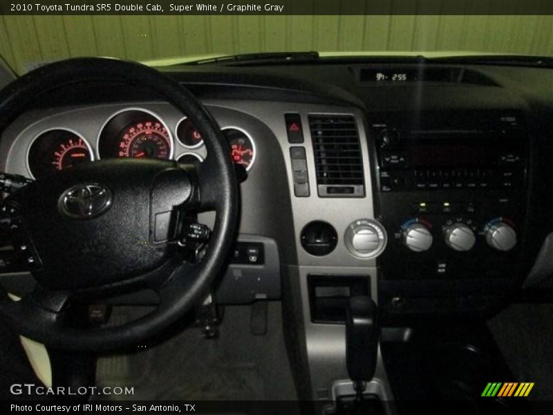 Super White / Graphite Gray 2010 Toyota Tundra SR5 Double Cab
