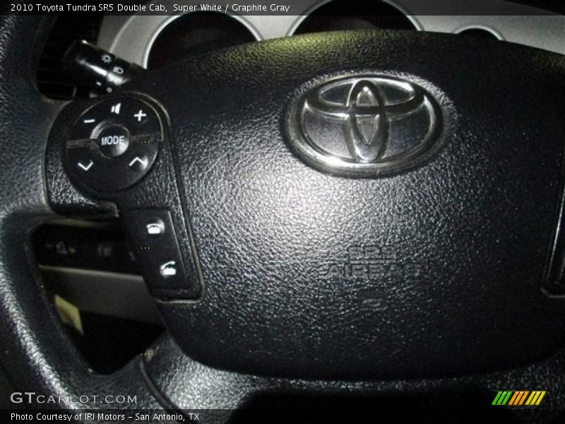 Super White / Graphite Gray 2010 Toyota Tundra SR5 Double Cab