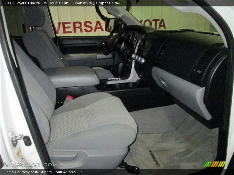 Super White / Graphite Gray 2010 Toyota Tundra SR5 Double Cab