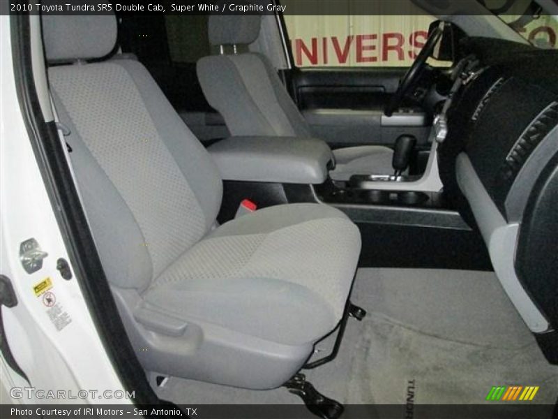 Super White / Graphite Gray 2010 Toyota Tundra SR5 Double Cab