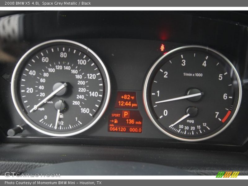 Space Grey Metallic / Black 2008 BMW X5 4.8i