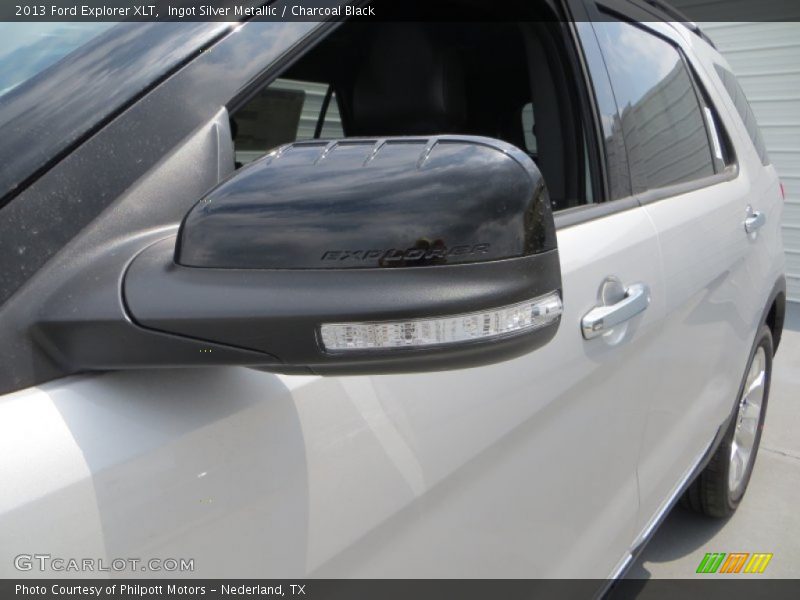 Ingot Silver Metallic / Charcoal Black 2013 Ford Explorer XLT