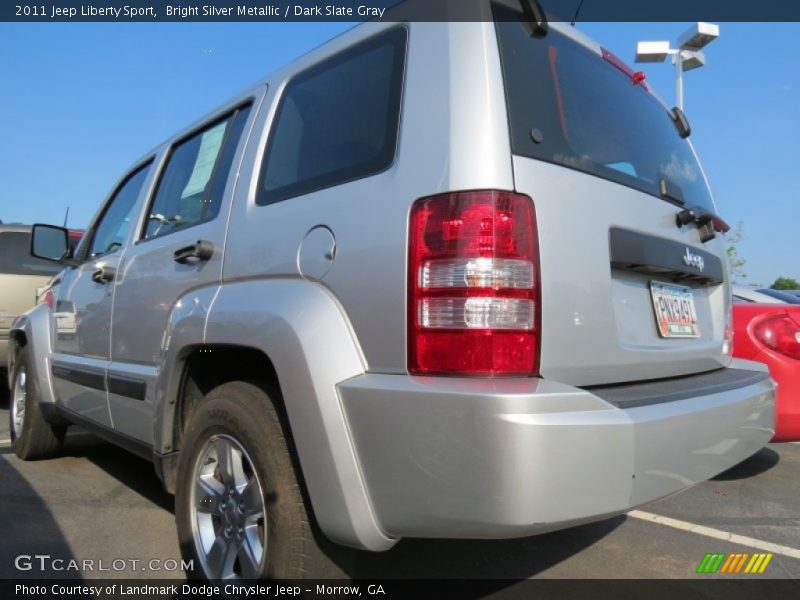 Bright Silver Metallic / Dark Slate Gray 2011 Jeep Liberty Sport