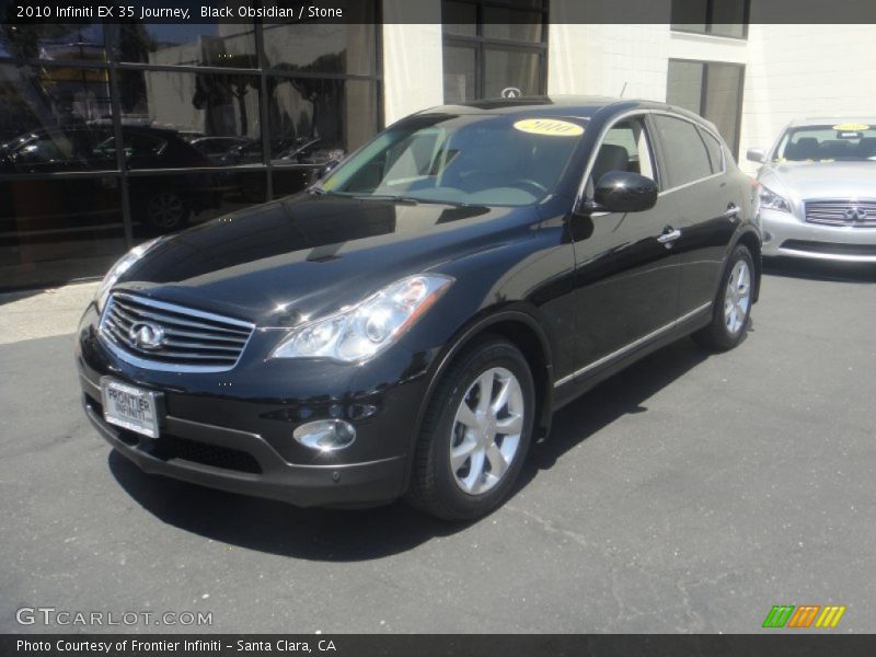 Black Obsidian / Stone 2010 Infiniti EX 35 Journey