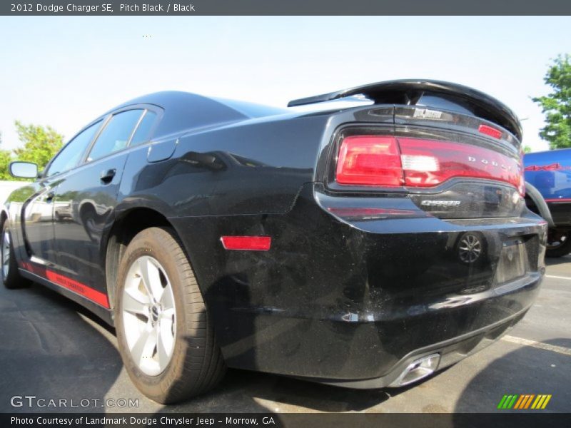 Pitch Black / Black 2012 Dodge Charger SE