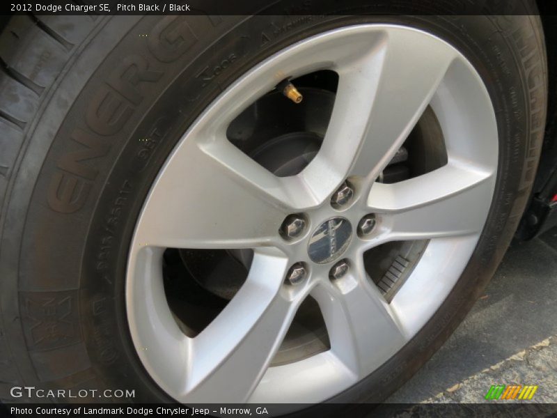 Pitch Black / Black 2012 Dodge Charger SE