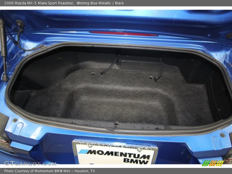 Winning Blue Metallic / Black 2006 Mazda MX-5 Miata Sport Roadster