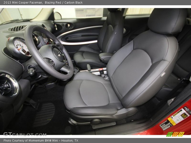 Front Seat of 2013 Cooper Paceman