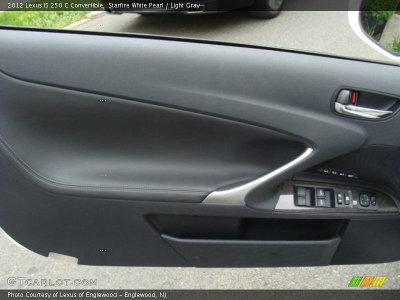 Starfire White Pearl / Light Gray 2012 Lexus IS 250 C Convertible