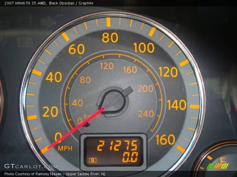 Black Obsidian / Graphite 2007 Infiniti FX 35 AWD