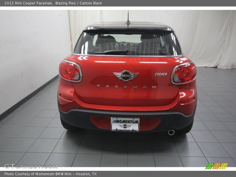 Blazing Red / Carbon Black 2013 Mini Cooper Paceman