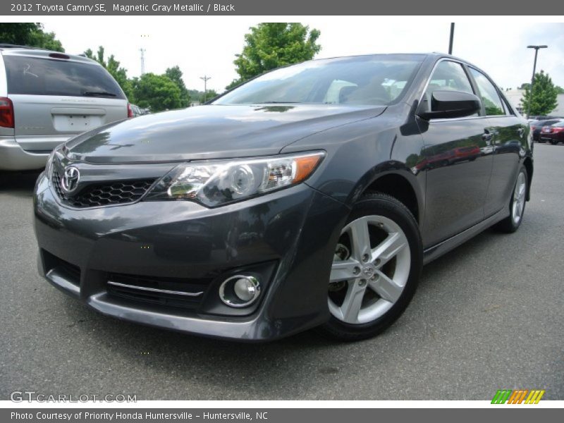 Magnetic Gray Metallic / Black 2012 Toyota Camry SE