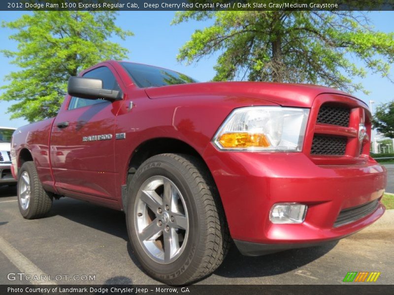 Deep Cherry Red Crystal Pearl / Dark Slate Gray/Medium Graystone 2012 Dodge Ram 1500 Express Regular Cab