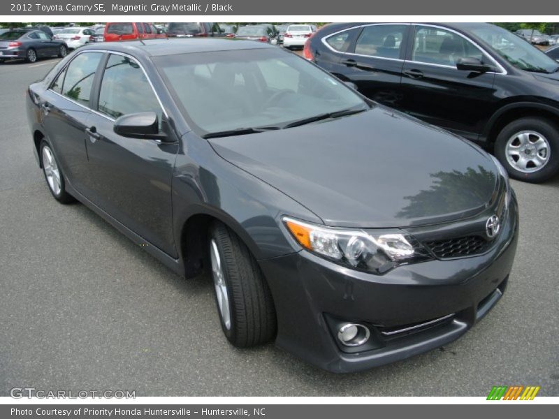 Magnetic Gray Metallic / Black 2012 Toyota Camry SE