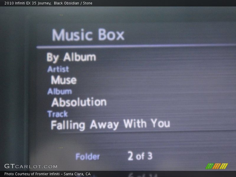 Black Obsidian / Stone 2010 Infiniti EX 35 Journey