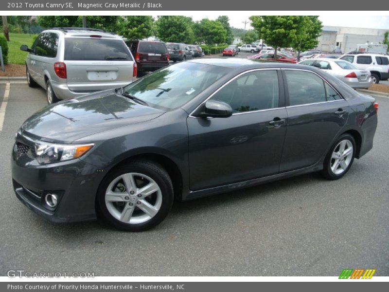 Magnetic Gray Metallic / Black 2012 Toyota Camry SE