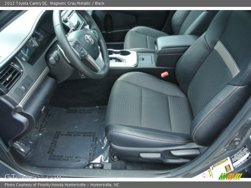 Magnetic Gray Metallic / Black 2012 Toyota Camry SE