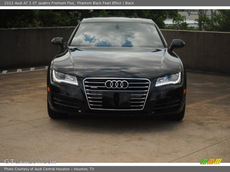Phantom Black Pearl Effect / Black 2013 Audi A7 3.0T quattro Premium Plus