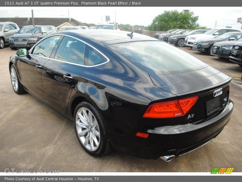 Phantom Black Pearl Effect / Black 2013 Audi A7 3.0T quattro Premium Plus