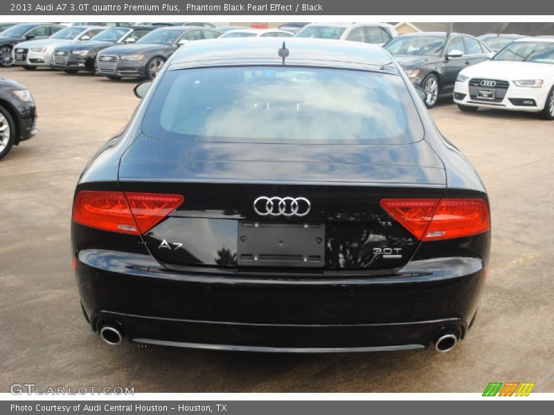 Phantom Black Pearl Effect / Black 2013 Audi A7 3.0T quattro Premium Plus