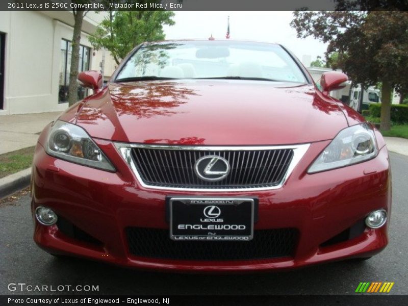 Matador Red Mica / Ecru 2011 Lexus IS 250C Convertible