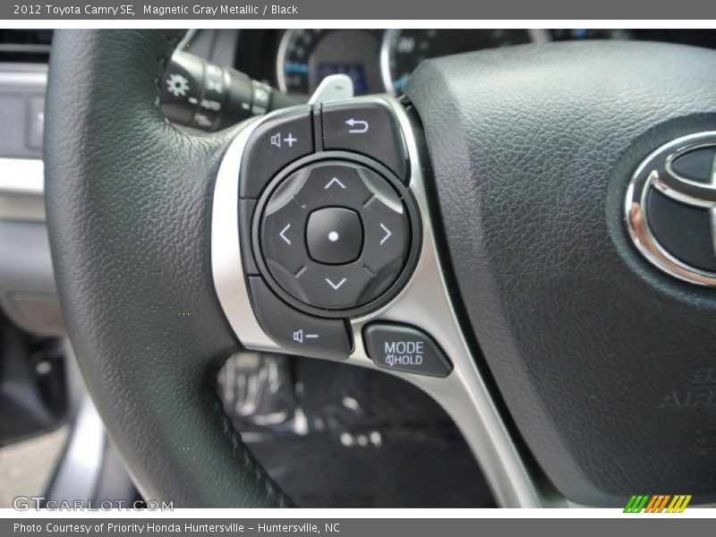 Magnetic Gray Metallic / Black 2012 Toyota Camry SE
