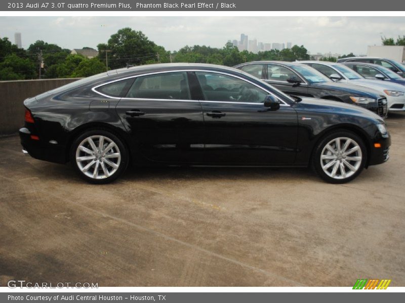 Phantom Black Pearl Effect / Black 2013 Audi A7 3.0T quattro Premium Plus