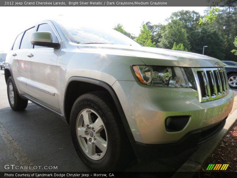 Bright Silver Metallic / Dark Graystone/Medium Graystone 2012 Jeep Grand Cherokee Laredo