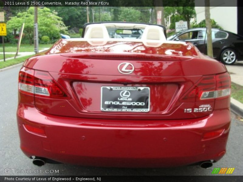 Matador Red Mica / Ecru 2011 Lexus IS 250C Convertible