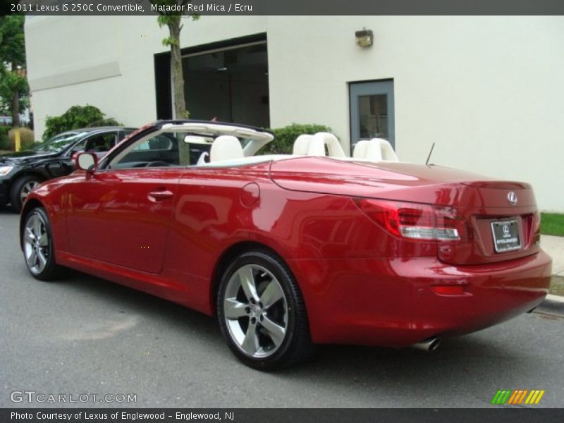 Matador Red Mica / Ecru 2011 Lexus IS 250C Convertible