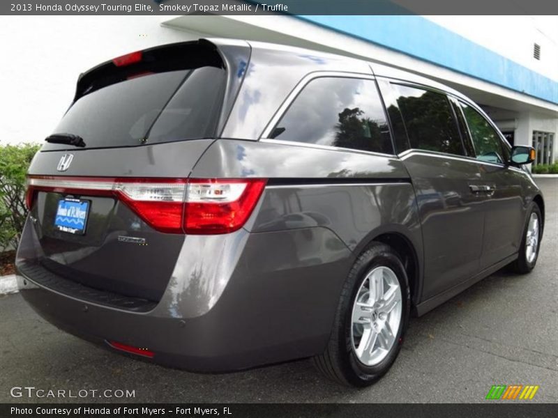 Smokey Topaz Metallic / Truffle 2013 Honda Odyssey Touring Elite