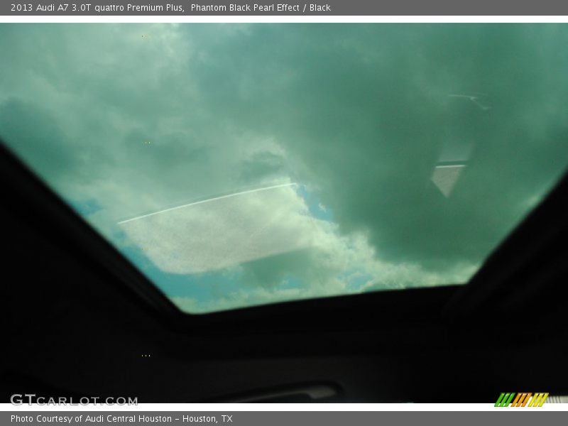 Phantom Black Pearl Effect / Black 2013 Audi A7 3.0T quattro Premium Plus