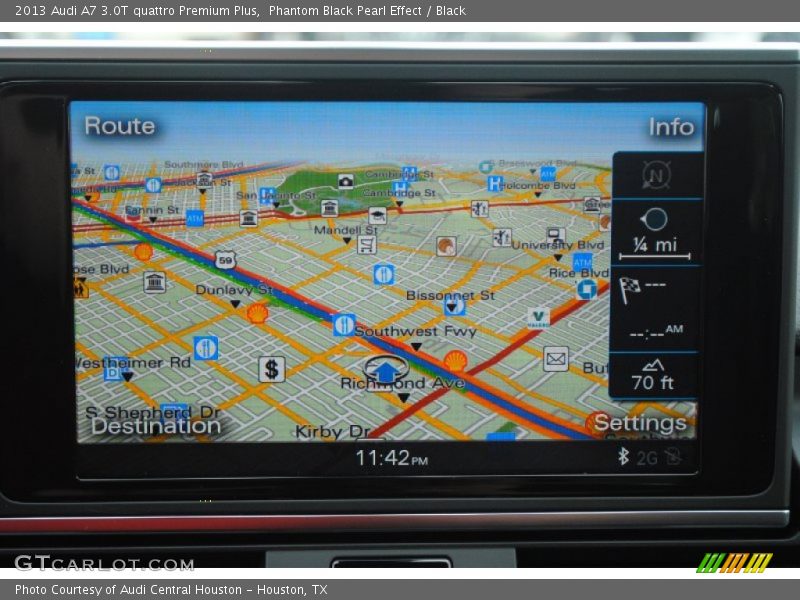 Navigation of 2013 A7 3.0T quattro Premium Plus