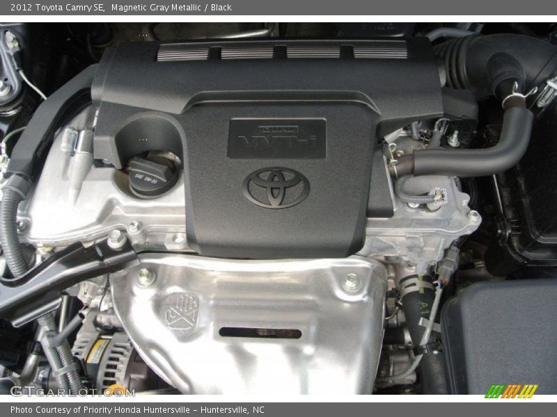 Magnetic Gray Metallic / Black 2012 Toyota Camry SE